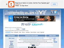 Tablet Screenshot of biancocelesti.org